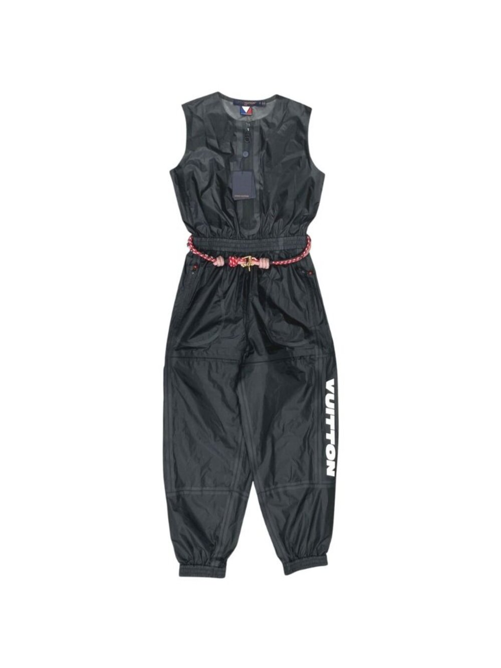 Louis Vuitton x America's Cup Jumpsuit Rope Belt Logo Gray 40